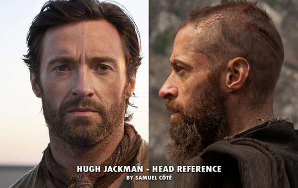 Hugh Jackman - Head Reference 001