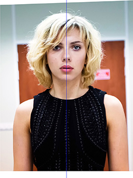 Scarlett Johansson - Head Front view